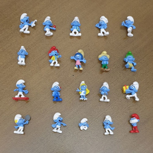 Smurfs figures new, set of 20