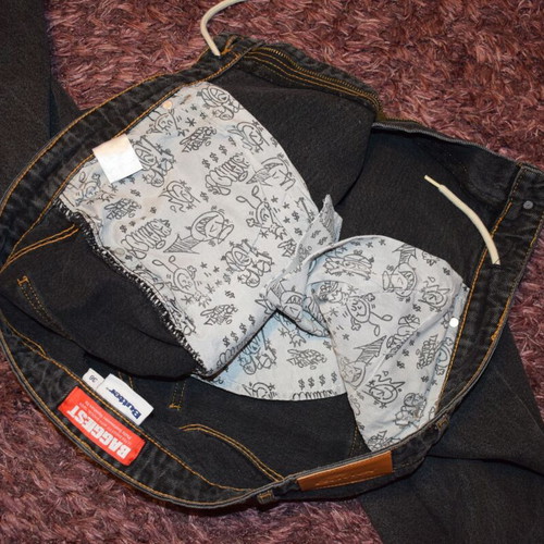 Butter Baggies Jeans Men Size 36 Vintage used, black
