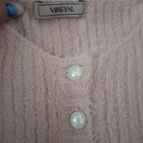 Vireyal blouse pink like new, super soft