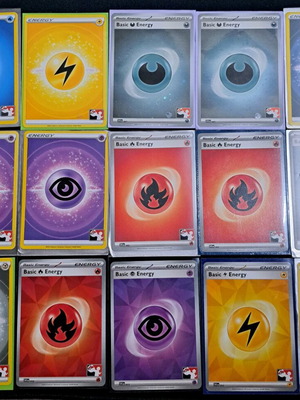 Basic Energy Pokemon Cards like new, Non holo Cosmos holo Holo