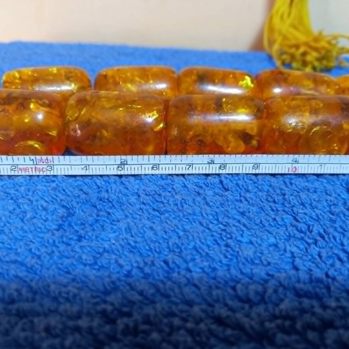 Worry beads used, large size set of 2, table decoration