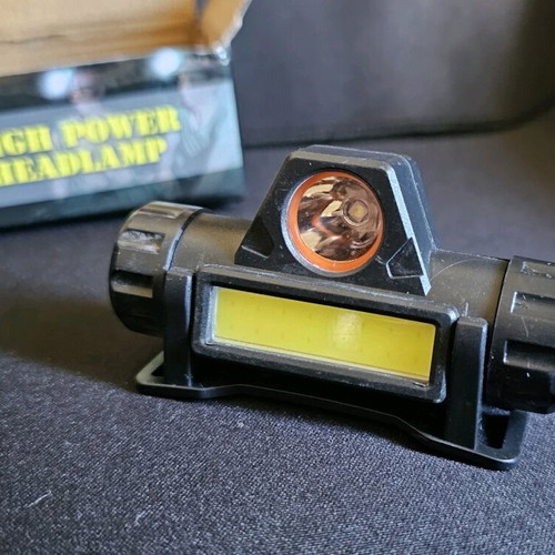 Rechargeable Headlamp with 1200mAh Battery and Side Magnet new