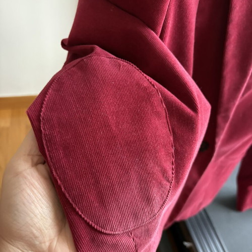 Brooks Brothers 346 Βελούδινο Σακάκι Μπορντό Μέγεθος 16 Σαν Καινούργιο