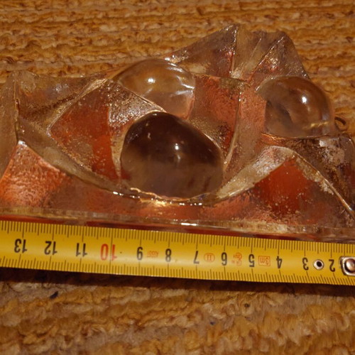 Vintage glass paperweight like new, wall mountable