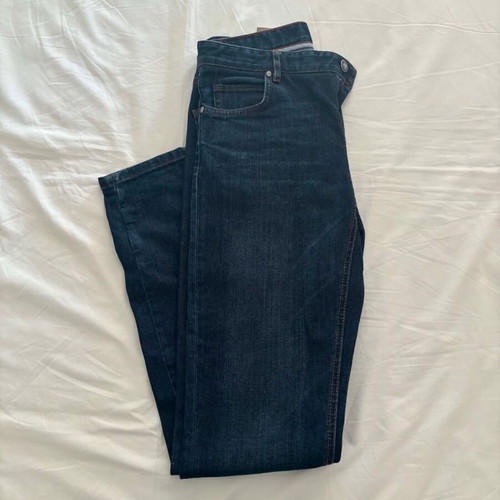 Massimo Dutti boys' straight slim fit jeans, blue