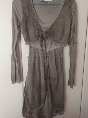 Women's dress used with integrated bolero, puro color, size M