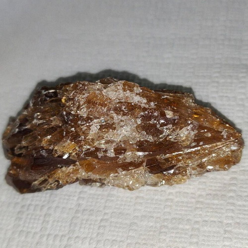Raw natural amber 38g used, collectible mineral