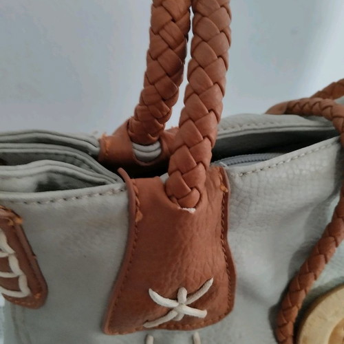 Shoulder bag used, high-quality faux leather in excellent condition