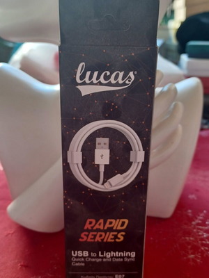 Lucas USB to Lightning Cable new for iPhone and Apple devices