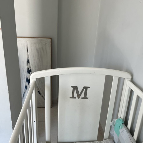 Baby cot 1.35x0.7 m with mattress used