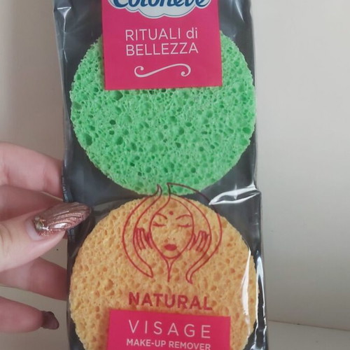 Make-up remover sponges new, pack of 2, Italian product
