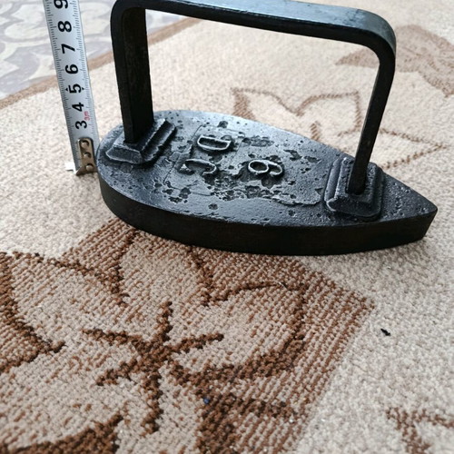 Old cast iron iron used