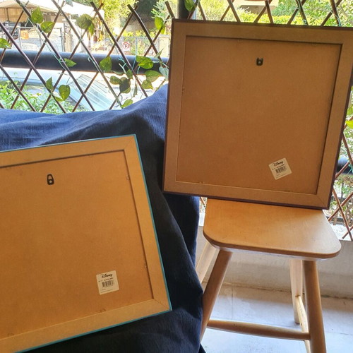 Disney wooden frames 40x40 cm like new, set of 2 from Holland