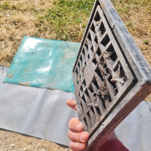 Manhole cover used PVC 25x25