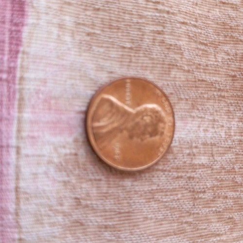 American one cent coin used, Lincoln memorial 1983-2008