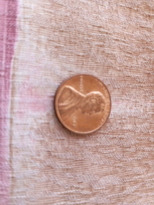 American one cent coin used, Lincoln memorial 1983-2008