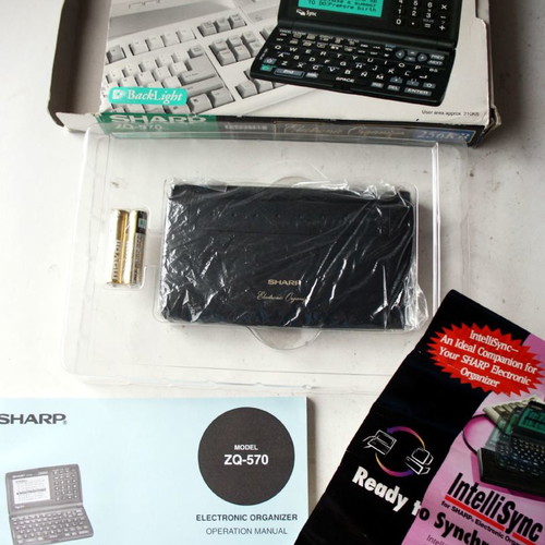 Sharp Electronic Organizer ZQ-570 256KB Backlight new