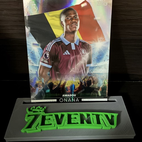 Amadou Onana 2026-27 Topps Premier League Flying The Flag Aston Villa Belgium card