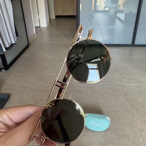 Pervedere sunglasses new, brown and gold