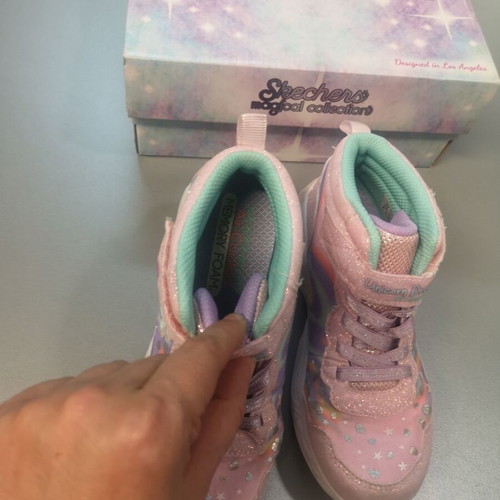 Skechers Unicorn Dreams Magical Dreamer boots, size 32