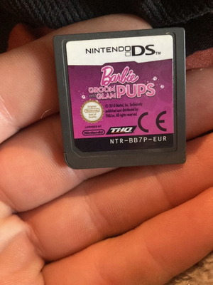 Nintendo Barbie: Groom and Glam Pups game used, Nintendo DS