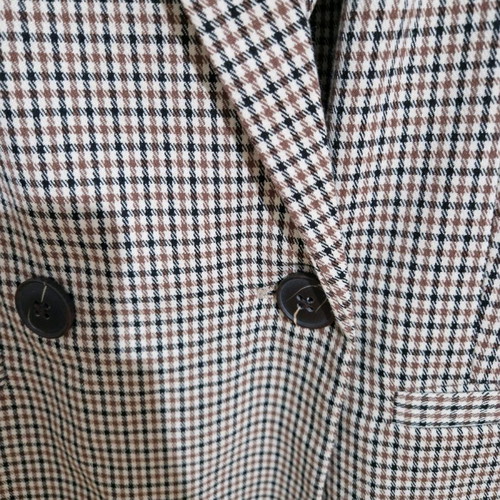 Vero Moda checked jacket new, brown, size L