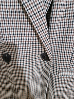 Vero Moda checked jacket new, brown, size L
