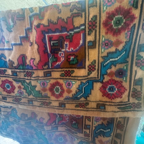 Handmade all-wool loom rug new