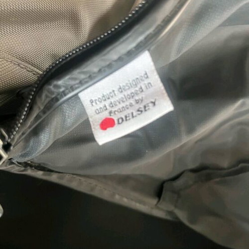 Delsey shoulder bag like new, gray for clothes and small items