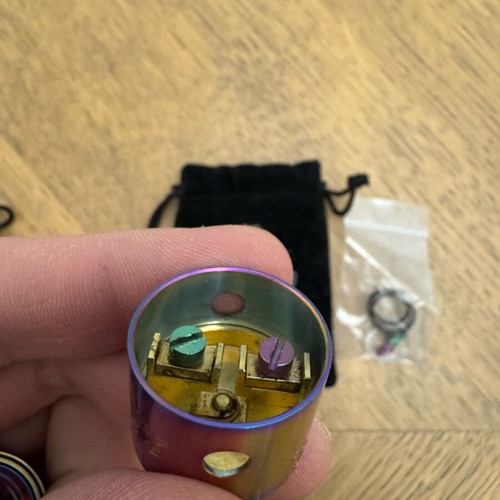 Armageddon MFG Apocalypse Gen 2 RDA like new, heat treated color