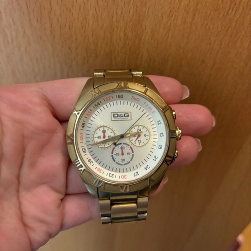 Dolce & Gabbana D&G Pampelonne watch used, gold