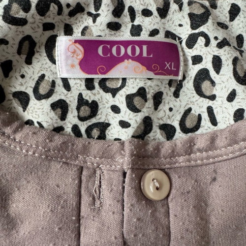 Cool pajama set like new, beige, size XL