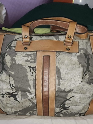 Ted Baker London Handbag like new, large, grey and brown