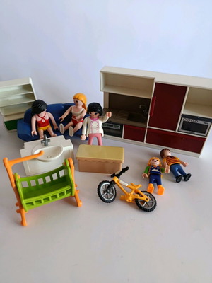 Playmobil kitchen set used