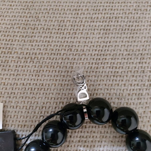 D&G necklace with steel and ceramic balls in new condition