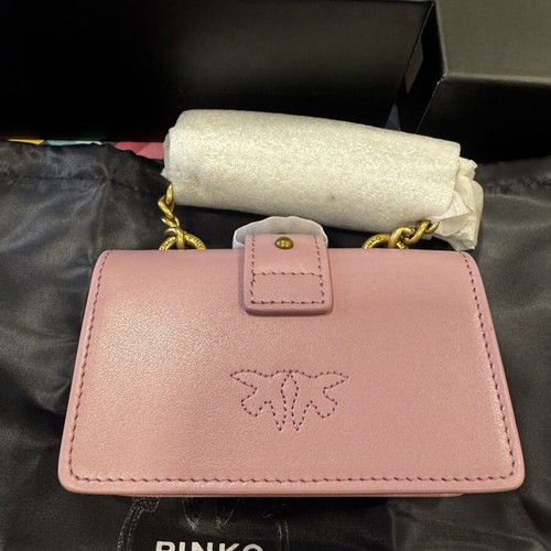 Pinko Love Mini Icon Simply Cl shoulder bag, pink Iris