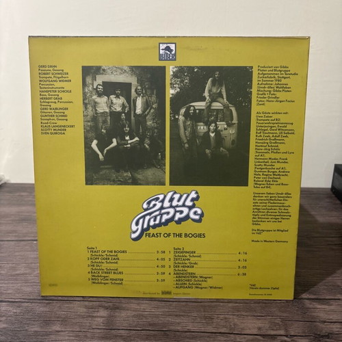 131/ Blut Gruppe vinyl record used, rock