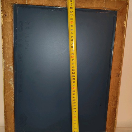 Wall mirror used with ornate gold antique frame