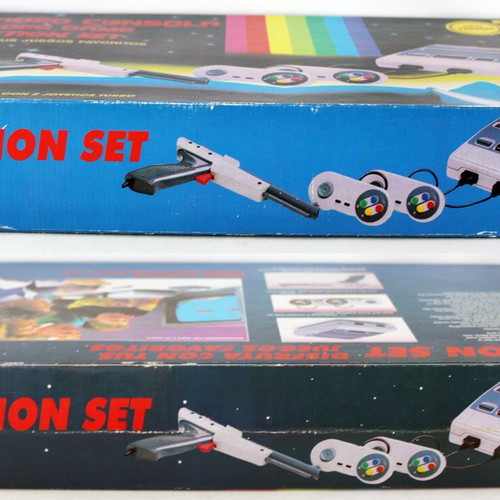 Vintage 90's Video TV Game Action Set Famicom Clone Console new