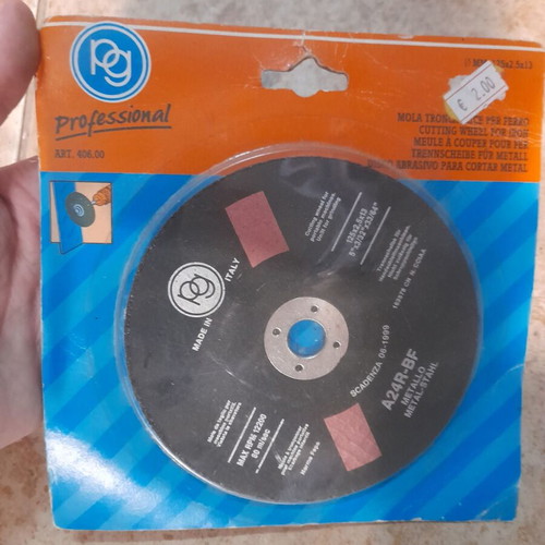 PG Professional Italian cutting disc new