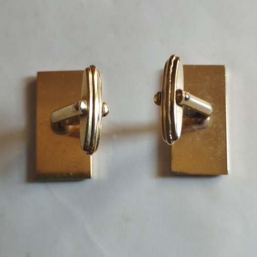 Vintage cufflinks pack of 2, like new, gold color