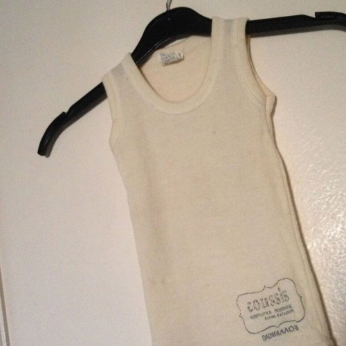 Kousis vintage 90s wool baby vest sleeveless