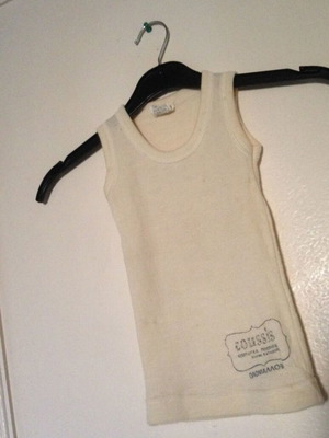Kousis vintage 90s wool baby vest sleeveless