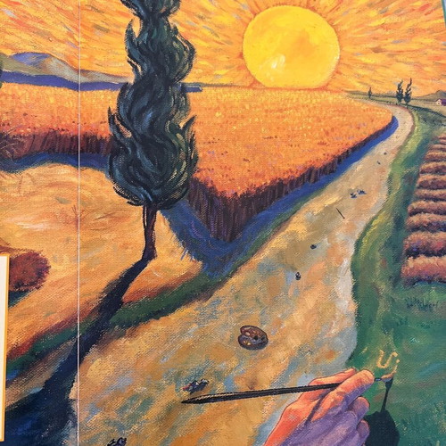 Van Gogh children's book like new, Greek edition