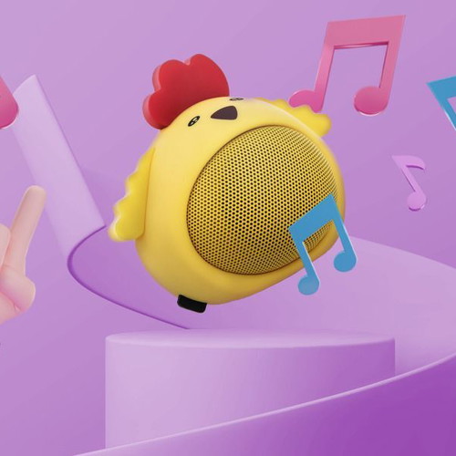 Bluetooth portable speaker Sweet Animal Chicken Chicky yellow new
