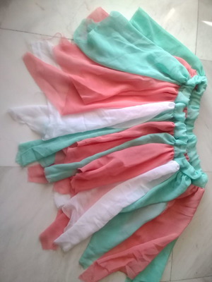 Αποκριάτικη φούστα χειροποίητη vintage, μέγεθος Small/Medium