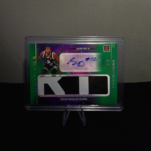 Sterling Brown Patch Auto /5 Panini Origins Euroleague 2025-26 Partizan card