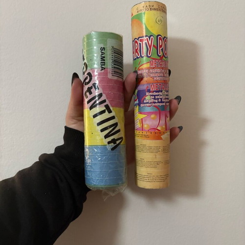 Party Popper and Serpentine Set new for party