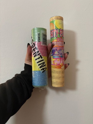 Party Popper and Serpentine Set new for party