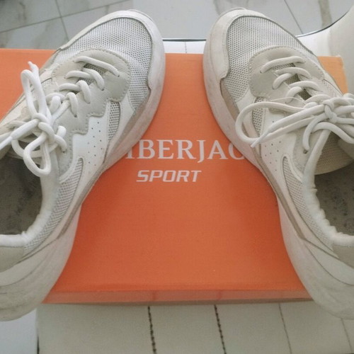 Lumberjack sneakers used, size 40, white and beige